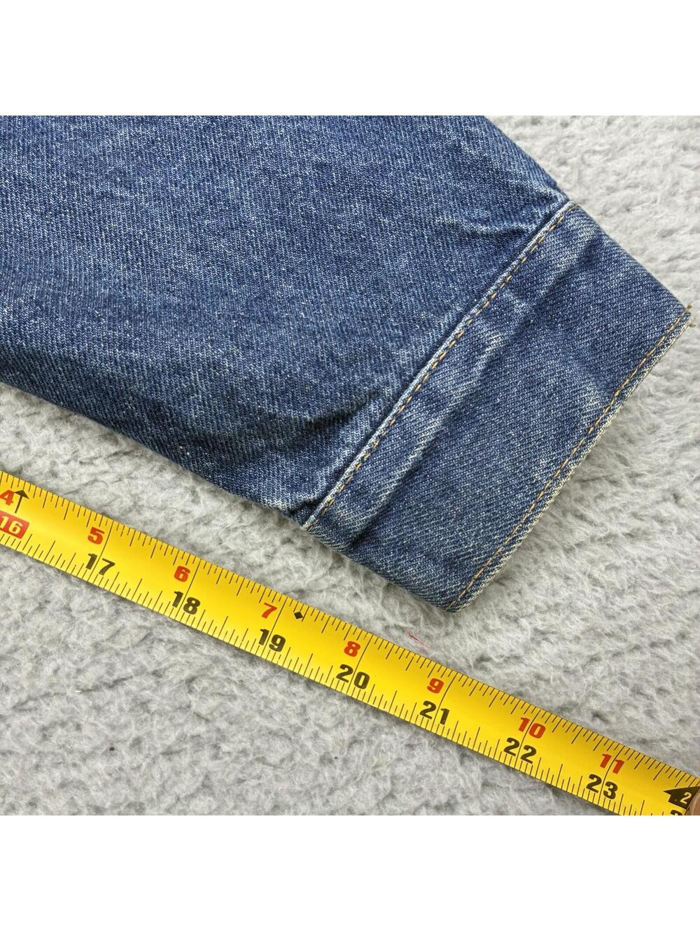 Vintage Marlboro Country Store Denim Trucker Jacket Mens XL 90s Tobacco Promo - Picture 9 of 15